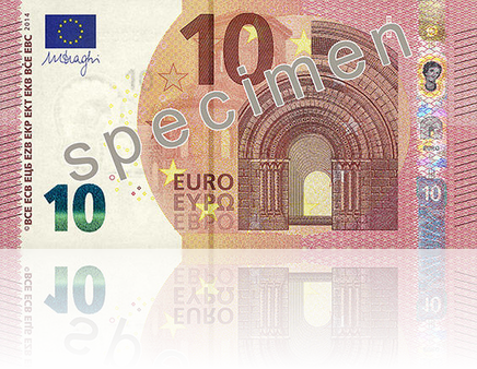 10-Euro-Note Vorderseite